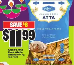 FreshCo Aman's Atta Flour Whole Wheat 9.07 kg offer