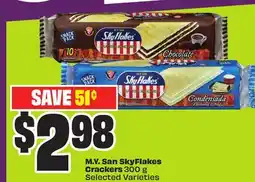 FreshCo M.Y. San SkyFlakes Crackers 300 g Selected Varieties offer