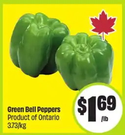 FreshCo Green Bell Peppers Product of Ontario 3.73/kg offer