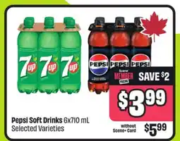 FreshCo Pepsi Soft Drinks 6*710 mL Selected Varieties offer