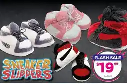 Showcase Flash Sale - Plush Sneaker Slippers offer