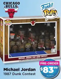 Showcase PRE-ORDER: Funko Pop! NBA: Moments Deluxe - Michael Jordan From The Chicago Bulls ('87 Dunk Contest) offer
