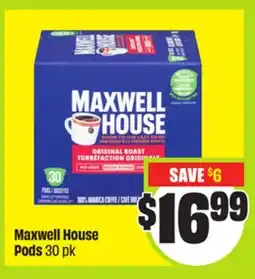 FreshCo Maxwell House Pods 30 pk offer