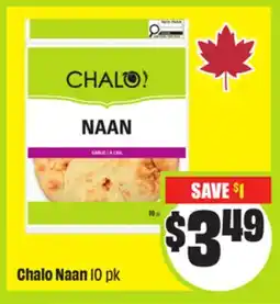FreshCo Chalo Naan 10 pk offer