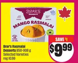 FreshCo Brar's Rasmalai Desserts 850- 908 g Selected Varieties offer