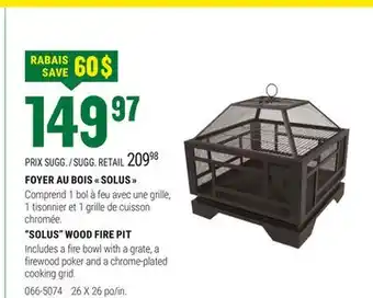 BMR FOYER AU BOIS  SOLUS  offer