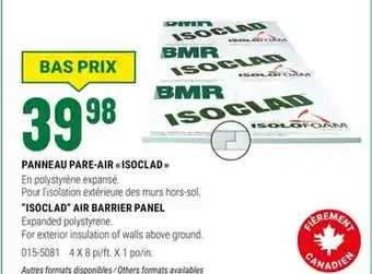 BMR BMR PANNEAU PARE-AIR  ISOCLAD  offer
