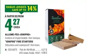 BMR ALLUME-FEU IGNIPRO offer