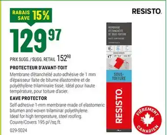 BMR EAVE PROTECTOR Self-adhesive 1 offer