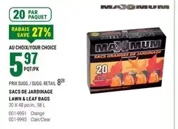 BMR SACS DE JARDINAGE offer