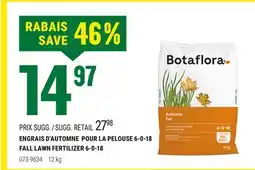 BMR ENGRAIS D'AUTOMNE POUR LA PELOUSE 6-0-18 offer