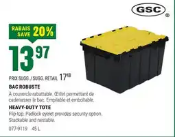 BMR BAC ROBUSTE offer