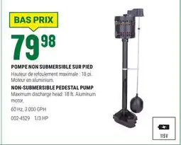 BMR POMPE NON SUBMERSIBLE SUR PIED offer