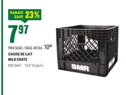 BMR CAISSE DE LAIT MILK CRATE offer