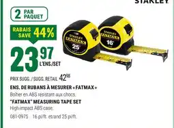 BMR ENS. DE RUBANS À MESURER  FATMAX  offer