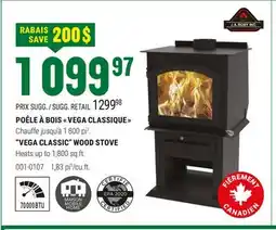 BMR J.A. ROBY POÊLE À BOIS  VEGA CLASSIQUE  offer