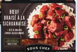 Walmart Sous Chef fully cooked meals offer