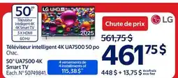 Walmart LG SO UA7SOO 4K 4 Smart TV 4 offer