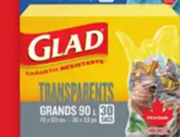 Walmart Glade blue recycling or clear garbage bags offer