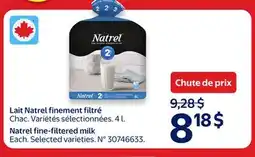 Walmart Natrel Fine-Filtered Milk offer