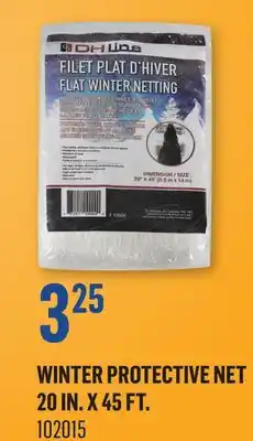 Canac Winter Protective Net 20 in. x 45 ft offer