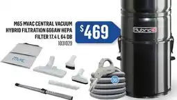 Canac M65 Mvac Central Vacuum Hybrid Filtration 666AW HEPA Filter 17.4 L 64 dB offer