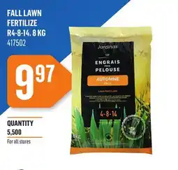 Canac Fall Lawn Fertilizer4-8-14. 8 kg offer
