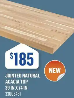 Canac Jointed Natural Acacia Top offer