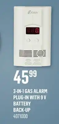 Canac 3-in-1 Gas Alarm Plug-In with 9 V Battery Back-Up offer