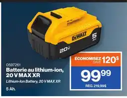 Patrick Morin Lithium-Ion Battery, 20 V MAX XR offer