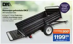 Patrick Morin DK2 Galvanized Trailer offer