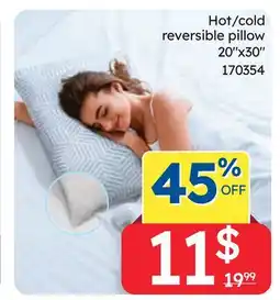 Rossy Hot/cold reversible pillow offer