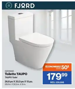 Patrick Morin TAUPO Toilet offer