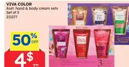 Rossy VIVA COLOR Asst. hand & body cream sets offer