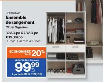 Patrick Morin Closet Organizer offer