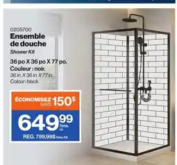 Patrick Morin Shower Kit offer