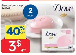 Rossy DOVE Beauty bar soap offer
