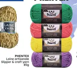 Rossy PHENTEX Slipper & craft yarn offer
