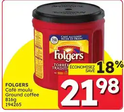 Rossy FOLGERS Café moulu Ground coffee offer