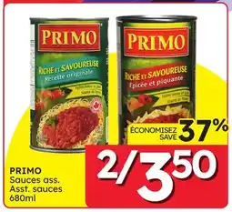 Rossy PRIMO Asst. sauces offer