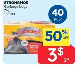 Rossy STRONGMOR Garbage bags offer