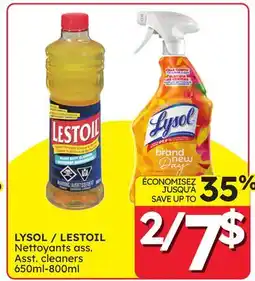 Rossy LYSOL Asst. cleaners offer