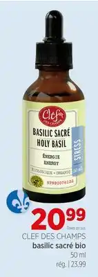 Avril Basilic sacré bio offer
