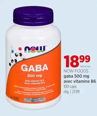 Avril Gaba 500 mg avec vitamine B6 offer