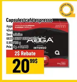 Mayrand Espresso Coffee Capsules Agga offer