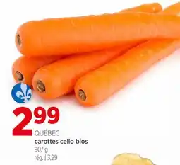Avril carottes cello bios offer