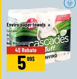 Mayrand Paper Towels Enviro x6 Cascades offer