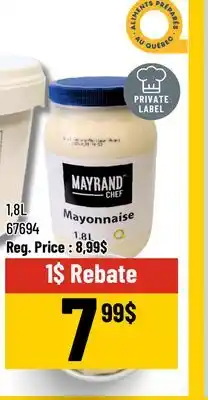 Mayrand Mayonnaise 1,8 L Mayrand CHEF offer