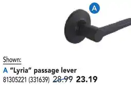 RONA Lyria passage lever offer