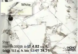 RONA MONO SERRA Olimpios and Eternal Beauty collections porcelain tiles offer